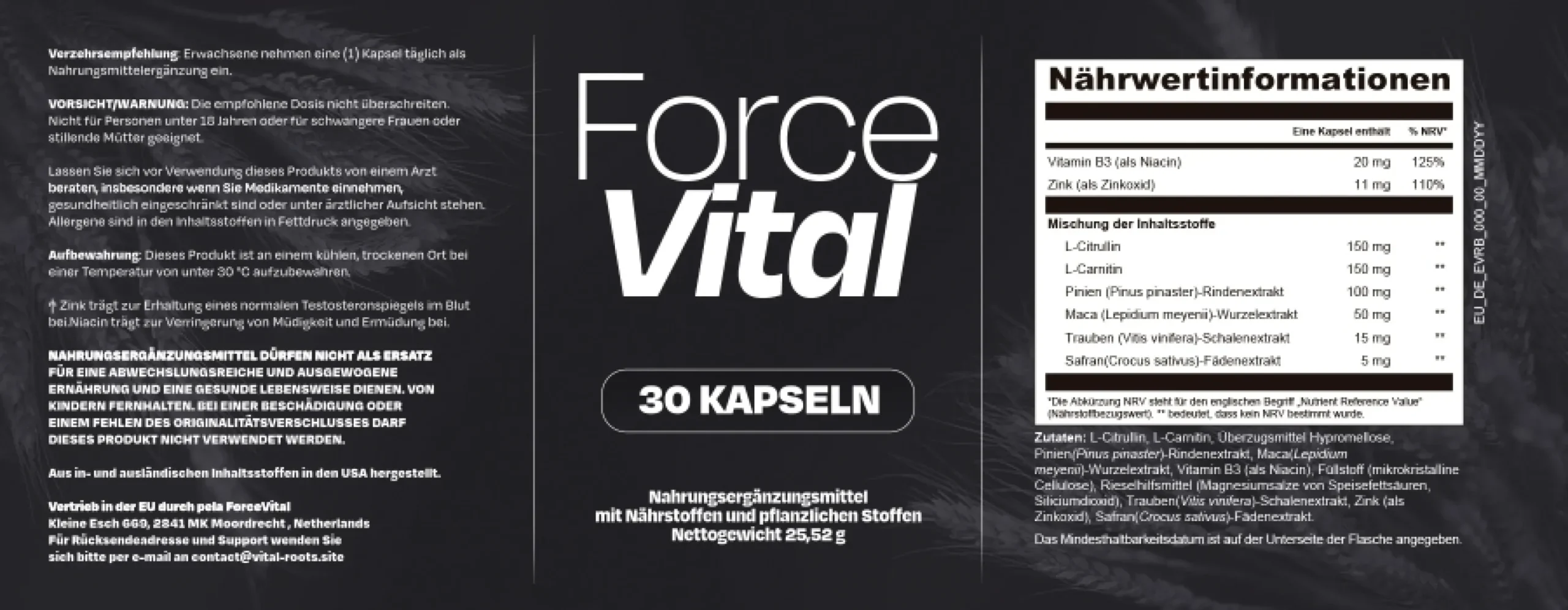 Force Vital Rótulo